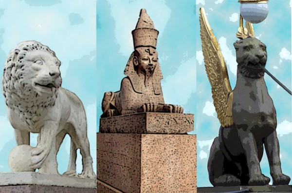 Mysterious creatures of St.Petersburg