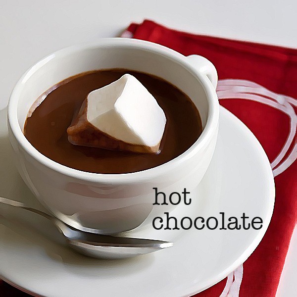 Delicious hot chocolate